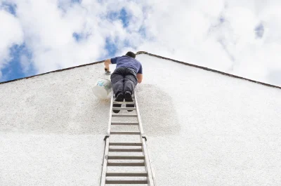 Peinture extérieure à Mentheville — façades et ravalement